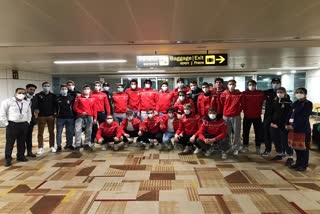 belgium hockey team arrives in bhubaneswar for fih hockey Men's junior world cup