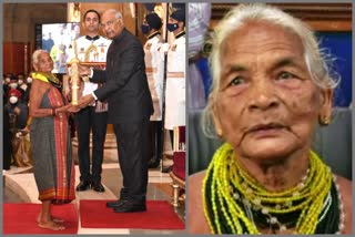 tulasi gowda received padma shri award in a barefoot