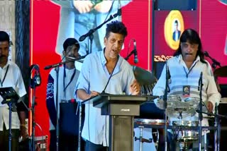 Shivarajkumar sings hindi song for brother puneeth rajkumar