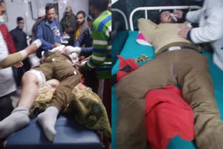 Poonch: Two policemen were killed and several others injured in a road accident