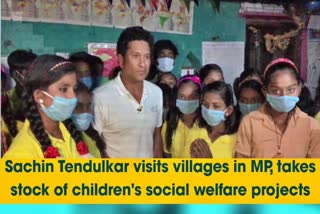 Sachin Tendulkar visits villages in MP