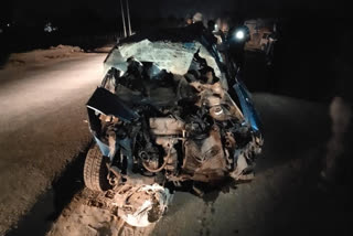 Car accident near Naulakha mandi