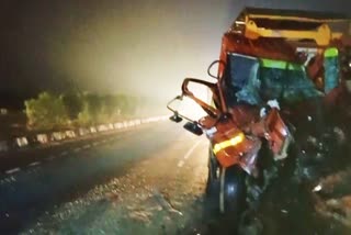 Road accident in chaksu jaipur