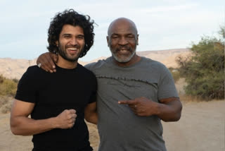 Mike Tyson enjoys Indian food with Vijay Deverakonda