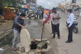 மாநகராட்சி ஆய்வு