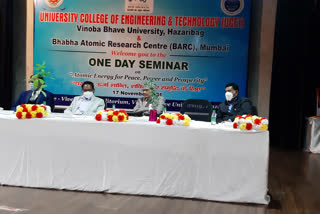 Seminar at Vinoba Bhave University Hazaribag