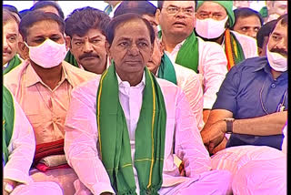 CM KCR at TRS Maha Dharna