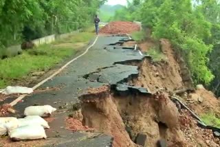 Another Hill collapse on the Chamundi Hills