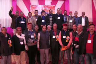 Breej Lal Thakur became the Executive State President of HRTC Retired Employees Welfare association