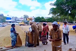 millers demanding money for fast paddy procurement at kamareddy