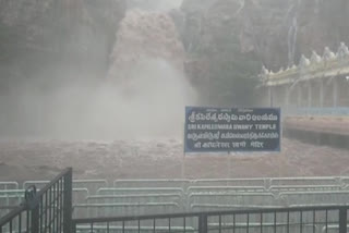 Heavy Rains in Tirumala