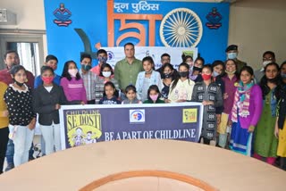 friendship week celebrated in police child line dehradun