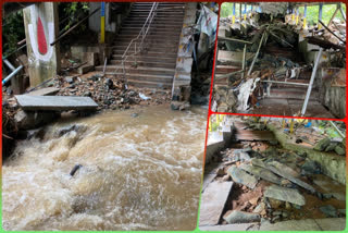 Tirumala pedestrian path damaged