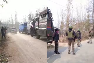 Kulgam Encounter  militant killed in kulgam district  encounter between security forces and militants  jammu kashmir police  police firing  കുൽഗാം ഏറ്റുമുട്ടൽ  കുൽഗാമിൽ ഭീകരൻ കൊല്ലപ്പെട്ടു  സുരക്ഷ സേന വെടിവയ്പ്പ്  പൊലീസിന് നേരെ ആക്രമണം  latest news  national news  jammu kashmir news