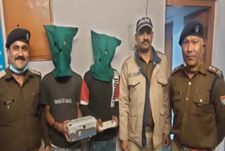 Two thieves arrested with 9 mobile phones in haldwani