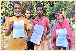 Land conflict between two groups in dhubri