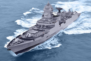 INS visakhapatnam launched  indian navy