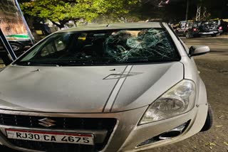 उदयपुर बड़ी सरपंच पर हमला, attack on Udaipur Badi Sarpanch