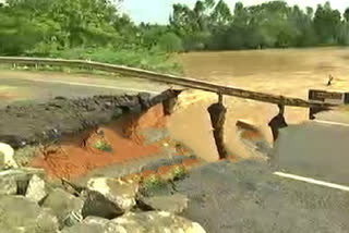 kovvur Highway Damaged