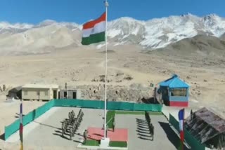 ladakh indian flag, భారత జెండా