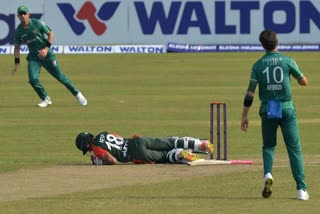 Shaheen Afridi fined 15 percent of match fees for directing  throw at Afif Hossain