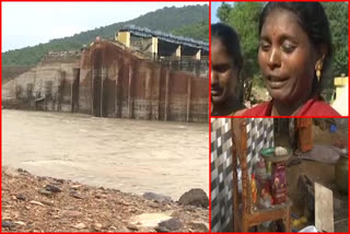 people suffer with heavy rains and floods in kadapa