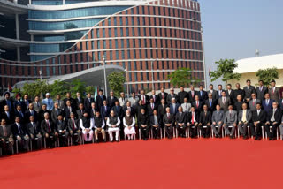 Prime Minister Narendra Modi on Sunday attended the valedictory session of the 56th DG Conference