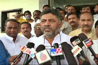 DK Shivakumar reaction about Congress faction