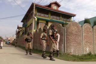 Security forces in Kashmir