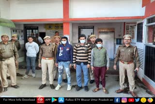 पुलिस के हत्थे चढ़ा वाहन चोरी करने वाला गैंग.