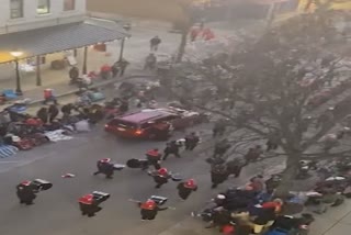 Video from building shows horror of parade crash