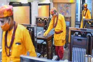 IRCTC changes saffron attire of Ramayan Express staff