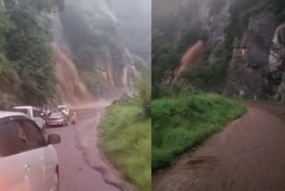 travel ban on Bodimettu Pass  ബോഡിമെട്ട് ചുരം  താൽകാലിക യാത്രാ നിരോധനം  കൊച്ചി ധനുഷ്‌കോടി ദേശീയപാത  Kochi Dhanushkodi National Highway  മഴ  Heavy rain  landslide  മണ്ണിടിച്ചിൽ  Theni District Administration  തേനി ജില്ലാ ഭരണകൂടം  ഇടുക്കി  idukki