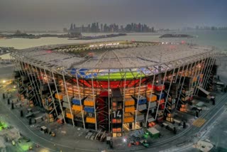 Qatar 2022 FIFA World Cup  Stadium 974  FIFA Arab Cup  Stadium 974 officially unveiled  Football Worldcup  സ്റ്റേഡിയം 974  ഫിഫ ഖത്തർ ലോകകപ്പ്  കണ്ടൈനർ കൊണ്ട് സ്റ്റേഡിയം  ഫിഫ പാൻ അറബ് കപ്പ്  സ്റ്റേഡിയം 974 അനാച്ഛാദനം ചെയ്തു