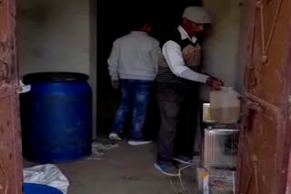 raid on adulterated milk factory