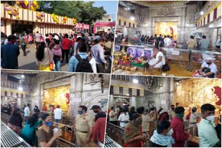 devotees crowd at shrimant dagdusheth halwai temple over angarki chaturthi