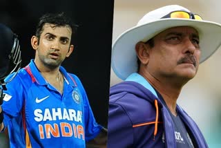 Gautam Gambhir reacts ravi shahstri's comment on kohli led Indian team