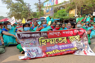 ICDS Workers Protest