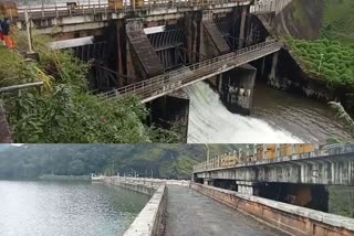 Two shutters of Mullaperiyar Dam closed  മുല്ലപ്പെരിയാർ ഡാം  മുല്ലപ്പെരിയാർ അണക്കെട്ട്  heavy rain in idukki  ഇടുക്കി മഴ  Mullaperiyar Dam