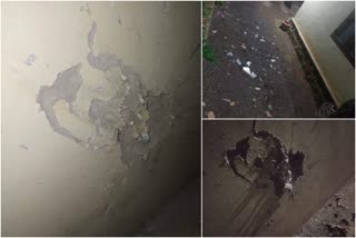 Bomb attack on CPM branch secretary's house  kannur bomb attack news  Bomb attack  CPM branch secretary's house  Kannur cpm branch secretary  kuttyan amal news  സിപിഎം ബ്രാഞ്ച് സെക്രട്ടറിയുടെ വീടിന് നേരെ ബോംബാക്രമണം  കണ്ണൂർ ബോംബ് ആക്രമണം  കണ്ണൂർ സിപിഎം ബ്രാഞ്ച് സെക്രട്ടറി  കുറ്റ്യൻ അമൽ