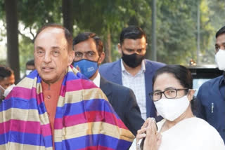 subramanian swamy meets mamata banerjee at delhi