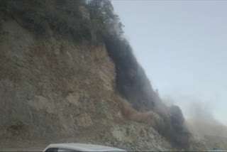 Landslide on NH five