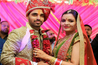 bhuvneshwar kumar becomes father, bhuvneshwar kumar father promotion, తండ్రయిన భువనేశ్వర్ కుమార్, భువనేశ్వర్​కు పండంటి బిడ్డ