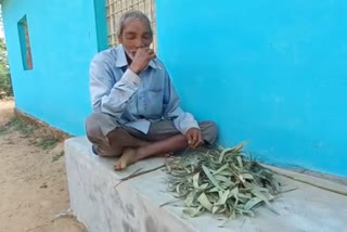 Man eating leaves and wood for 10 years