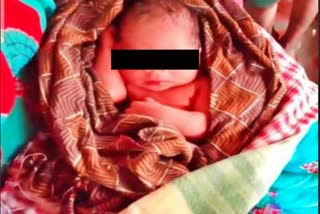 New born rescued from forest in khordha