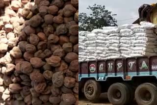 rotten gram supplied in beneficiaries in dantewada
