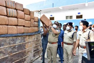 Rachakonda police seized ganja