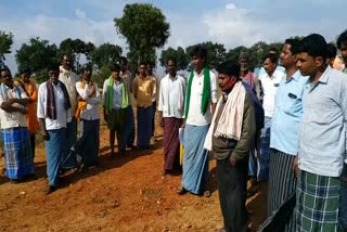 davanagere farmer outrage on renew power plant project