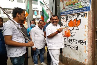 bjp starts campaign before the announcement of candidate list