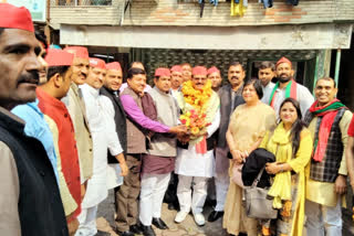 Newly elected National Spokesperson of Samajwadi Party welcomed in Noida